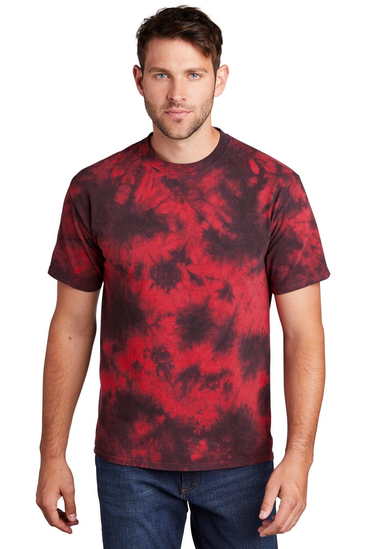 Port & Company Crystal Tie-Dye Tee PC145 - Dresses Max