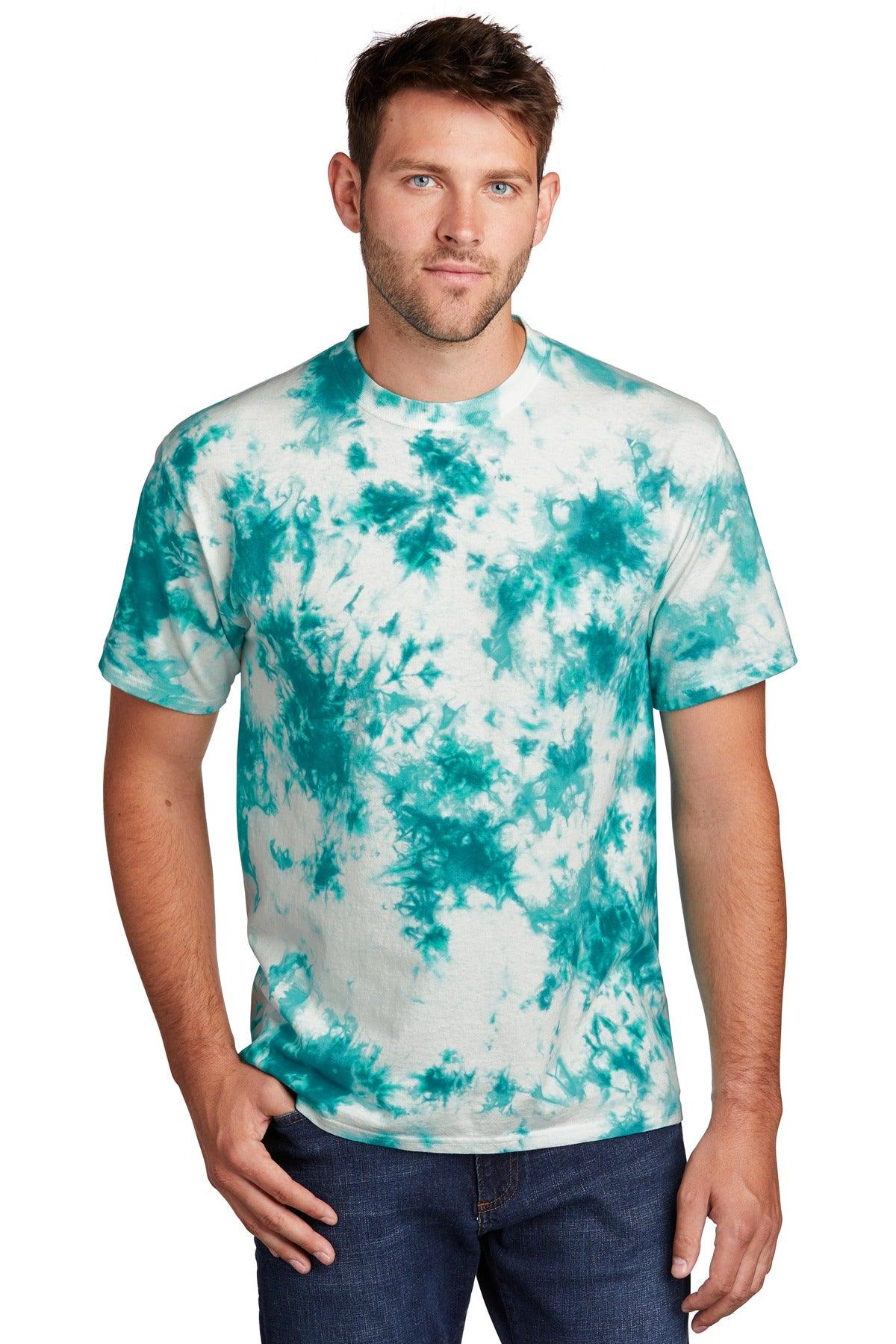 Port & Company Crystal Tie-Dye Tee PC145 - Dresses Max
