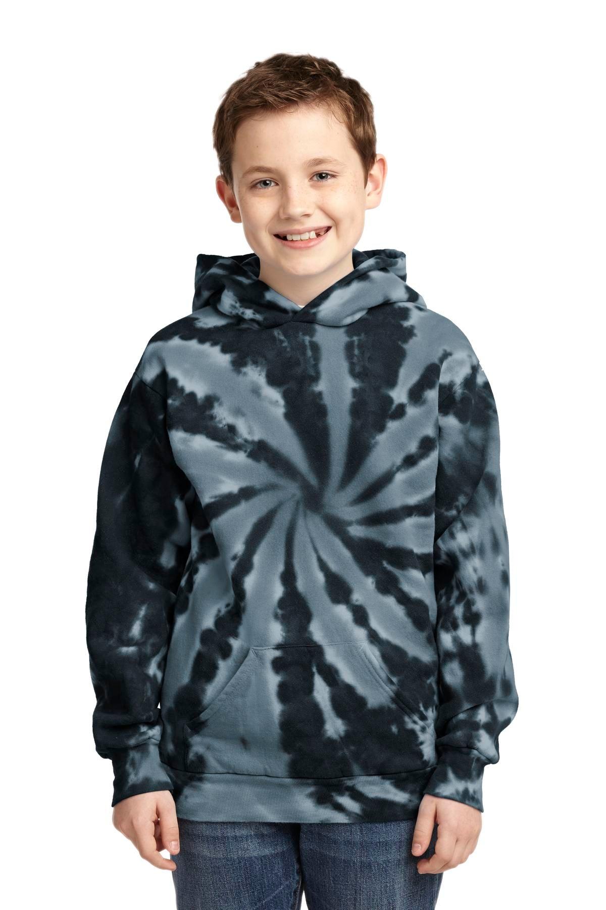 Port & Company Youth Tie-Dye Pullover Hooded Sweatshirt. PC146Y - Dresses Max
