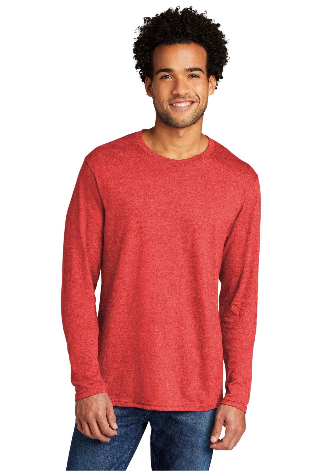 Port & Company Tri-Blend Long Sleeve Tee. PC330LS - Dresses Max