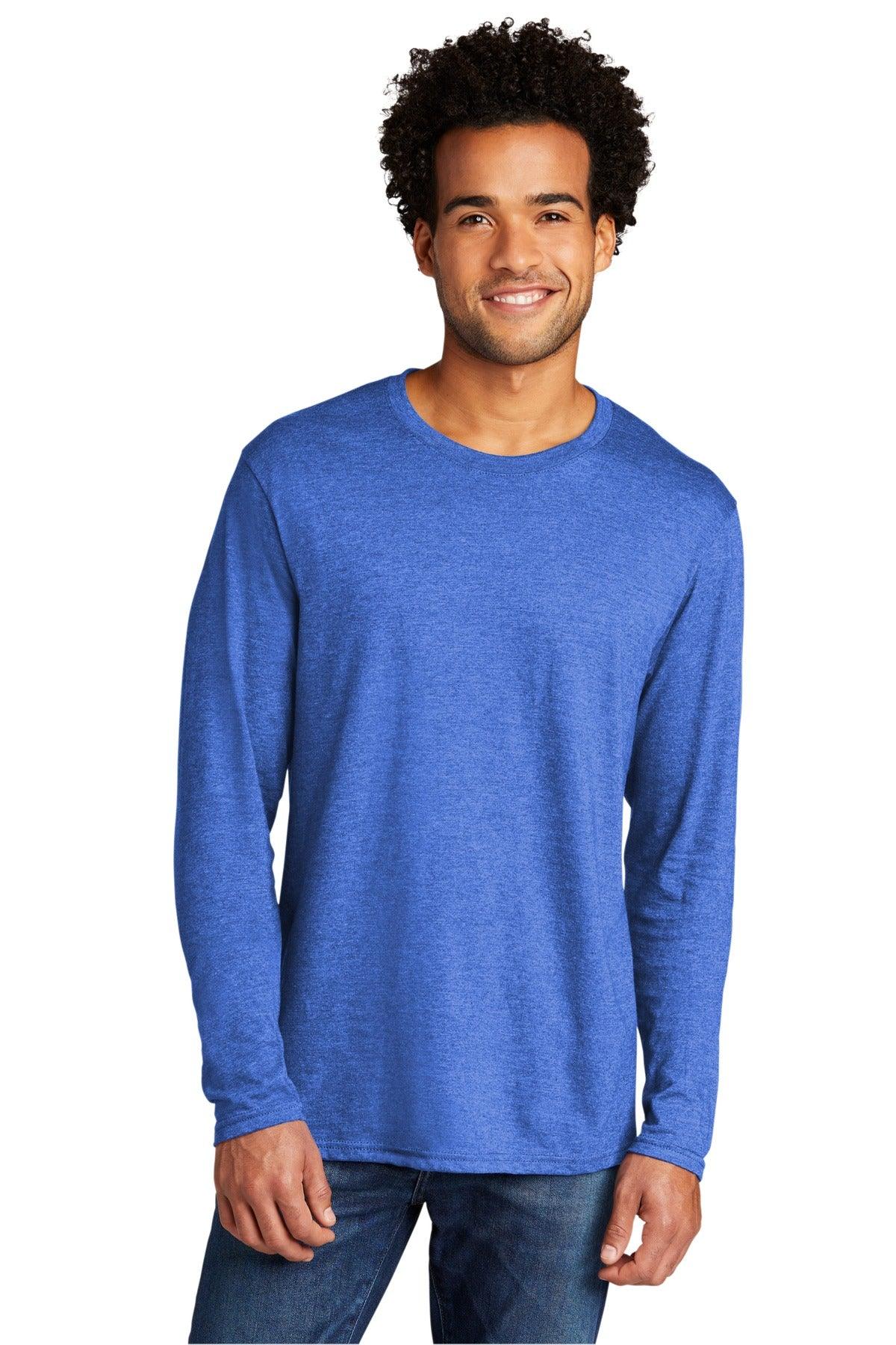 Port & Company Tri-Blend Long Sleeve Tee. PC330LS - Dresses Max