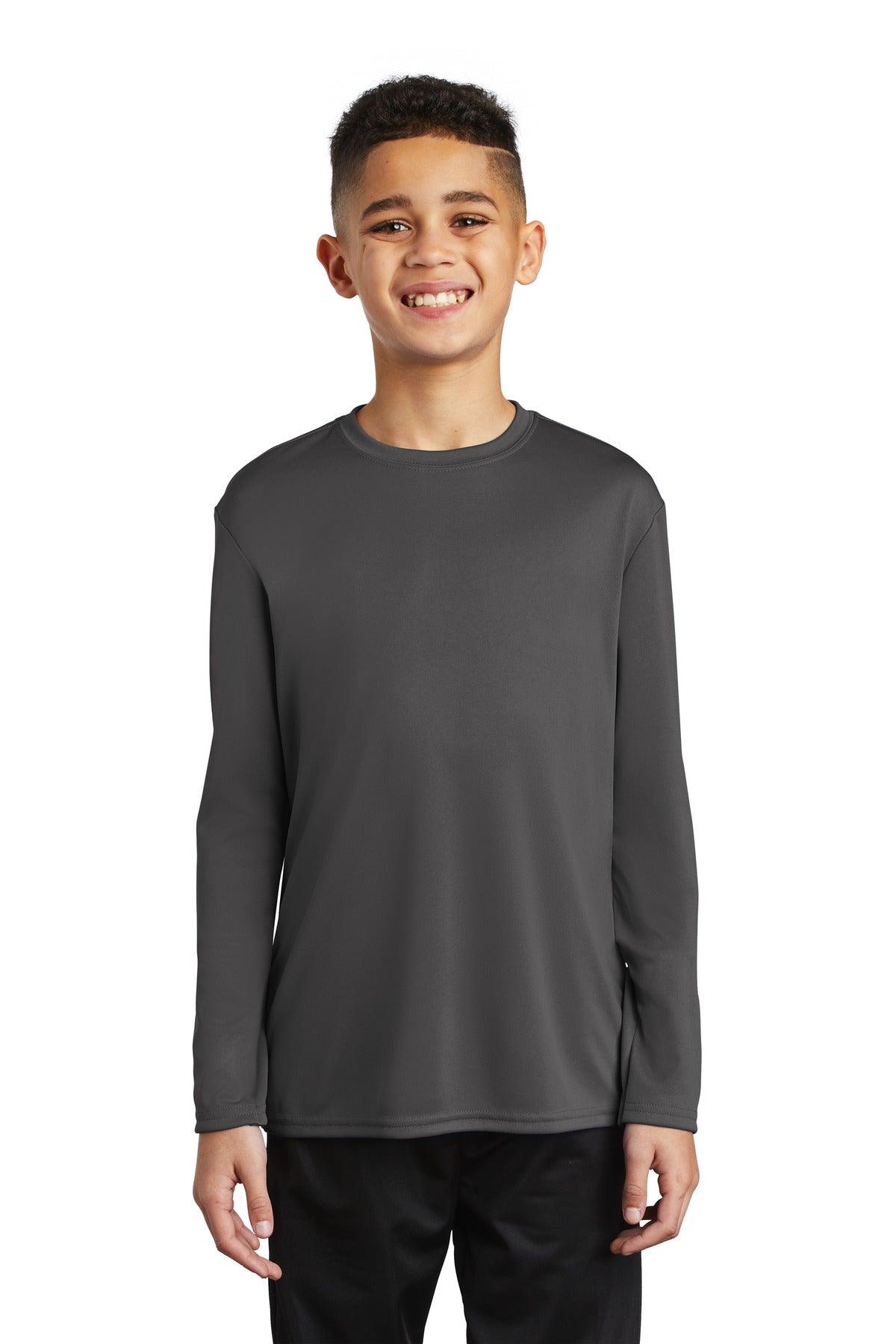 Port & Company Youth Long Sleeve Performance Tee PC380YLS - Dresses Max