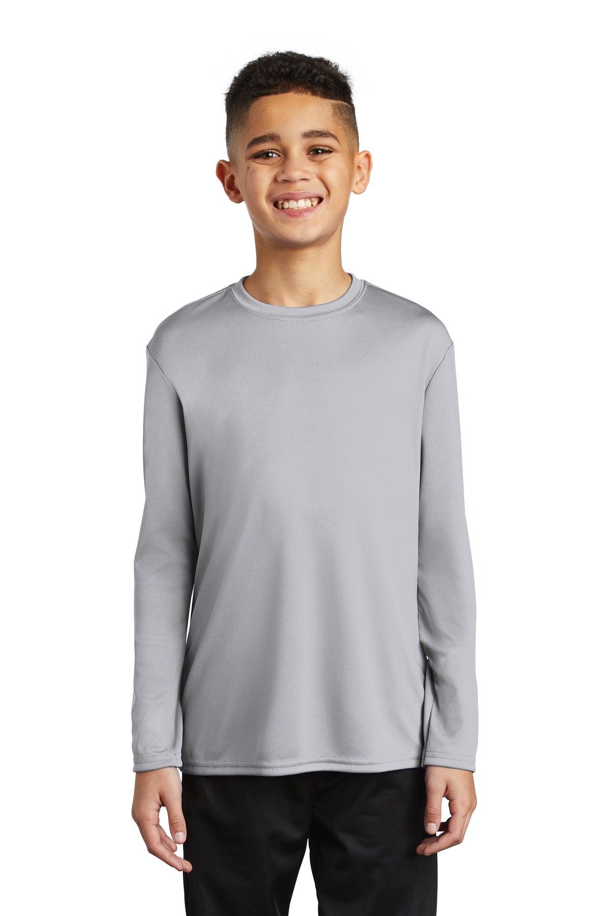 Port & Company Youth Long Sleeve Performance Tee PC380YLS - Dresses Max