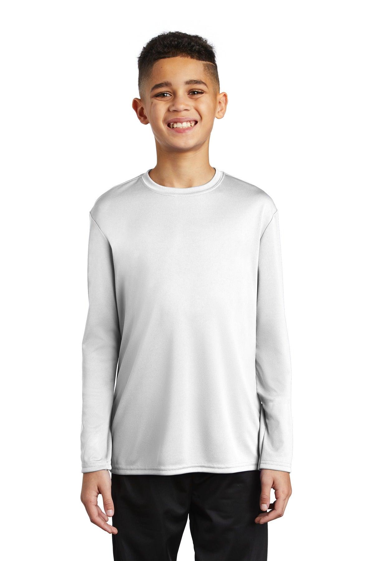 Port & Company Youth Long Sleeve Performance Tee PC380YLS - Dresses Max