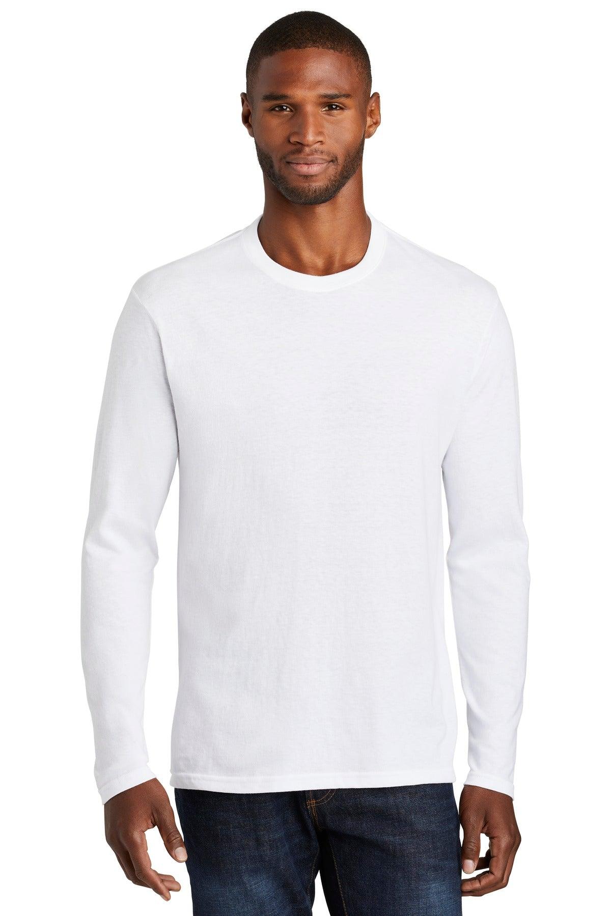 Port & Company Long Sleeve Fan Favorite Blend Tee. PC455LS - Dresses Max
