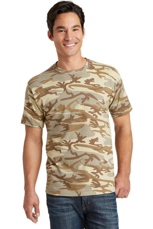 Port & Company Core Cotton Camo Tee. PC54C - Dresses Max