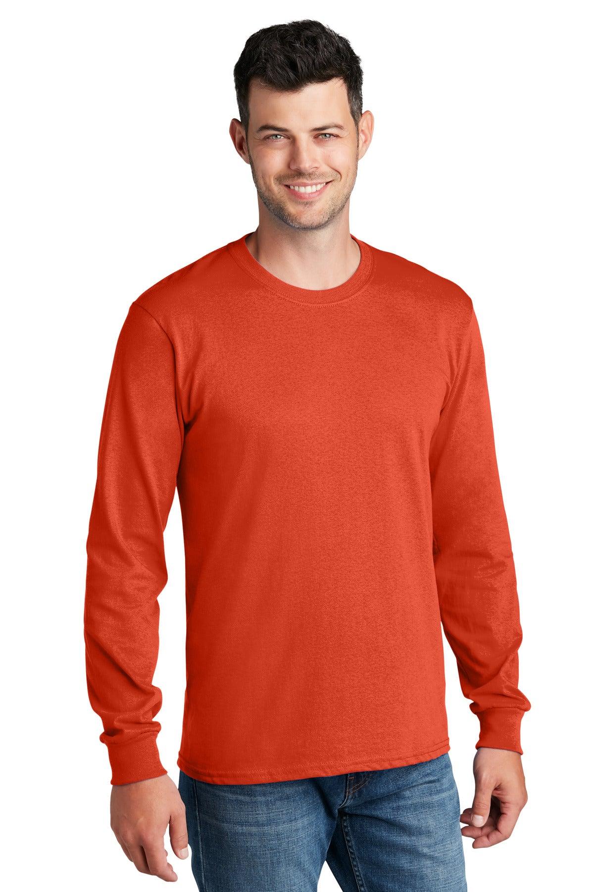 Port & Company - Long Sleeve Core Cotton Tee. PC54LS - Dresses Max