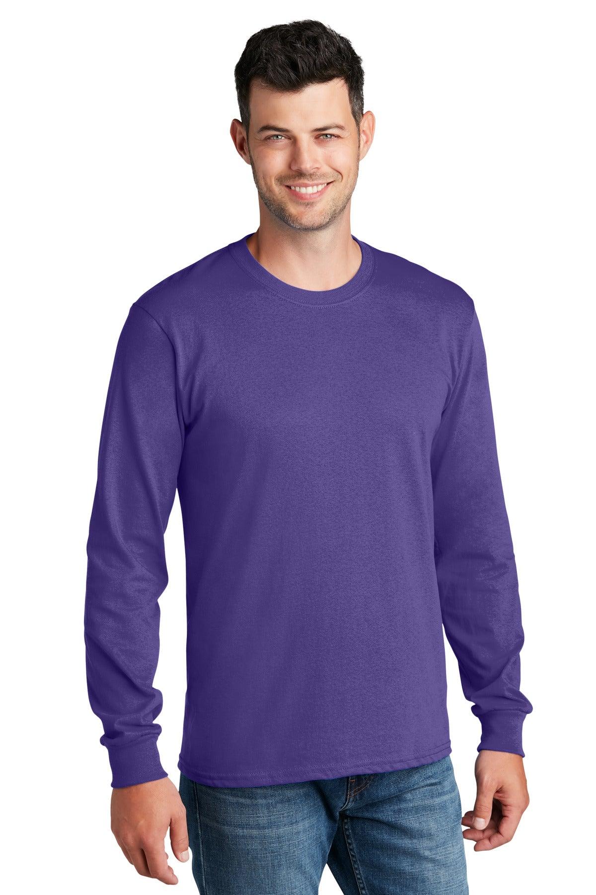 Port & Company - Long Sleeve Core Cotton Tee. PC54LS - Dresses Max