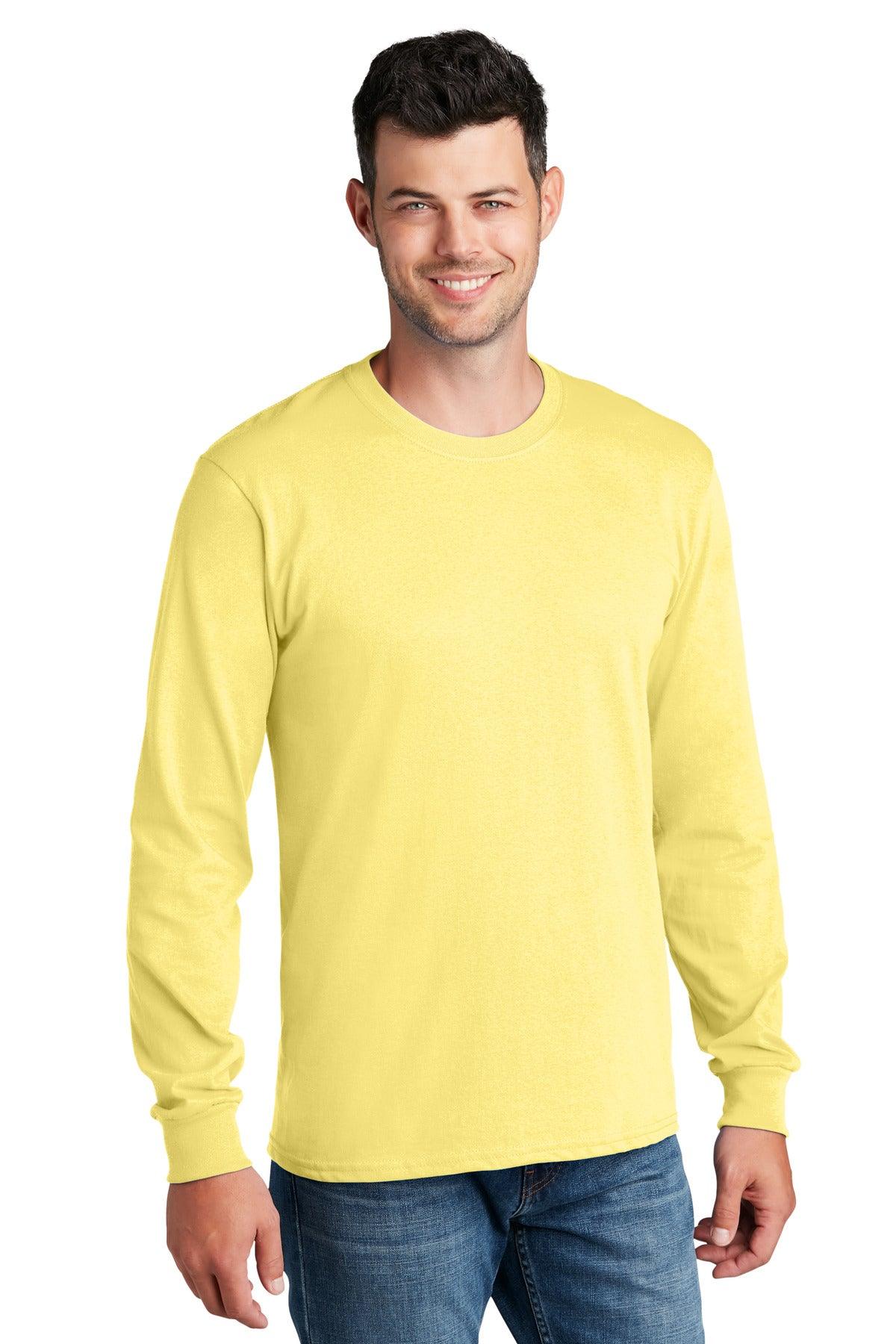 Port & Company - Long Sleeve Core Cotton Tee. PC54LS - Dresses Max