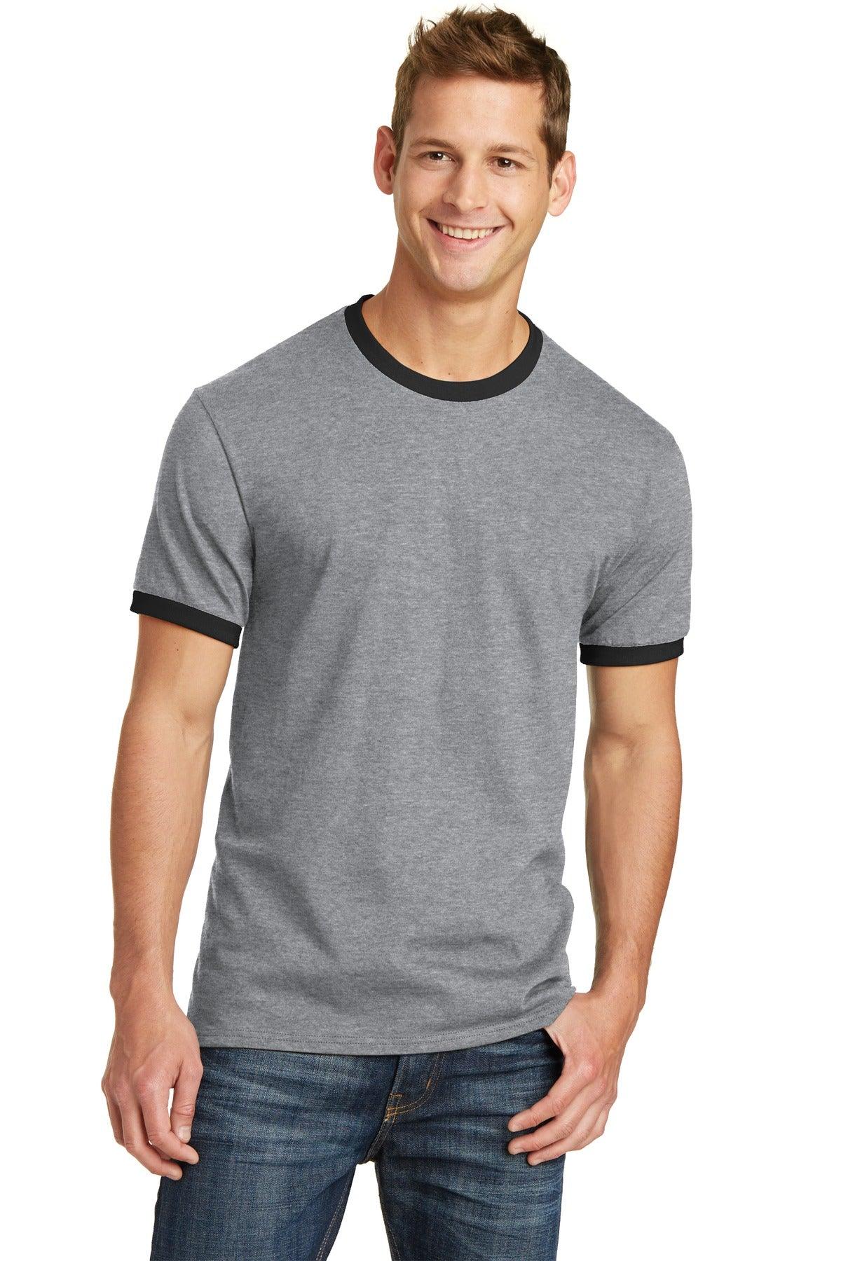 Port & Company Core Cotton Ringer Tee. PC54R - Dresses Max