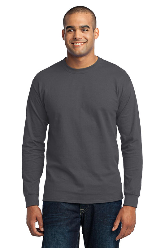 Port & Company Tall Long Sleeve Core Blend Tee. PC55LST - Dresses Max