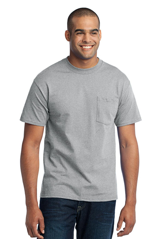 Port & Company Tall Core Blend Pocket Tee. PC55PT - Dresses Max