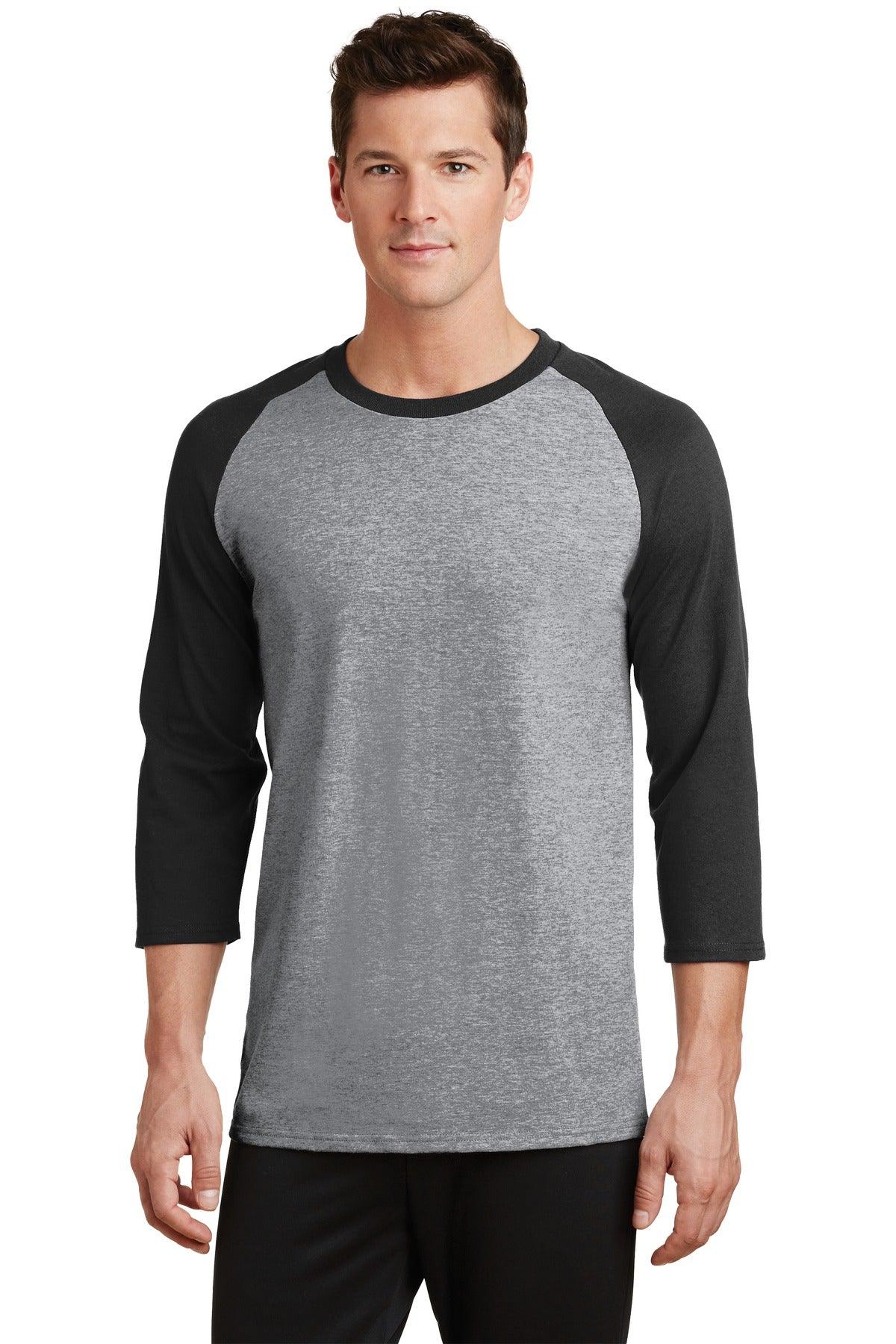 Port & Company Core Blend 3/4-Sleeve Raglan Tee. PC55RS - Dresses Max