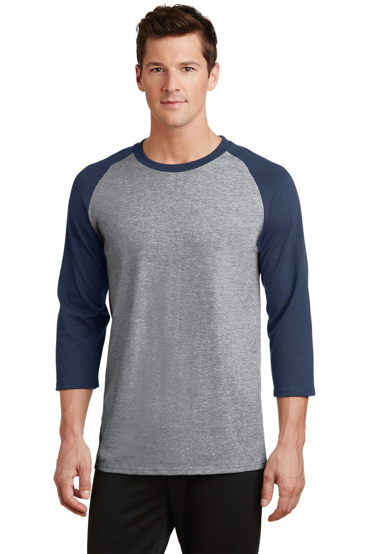 Port & Company Core Blend 3/4-Sleeve Raglan Tee. PC55RS - Dresses Max