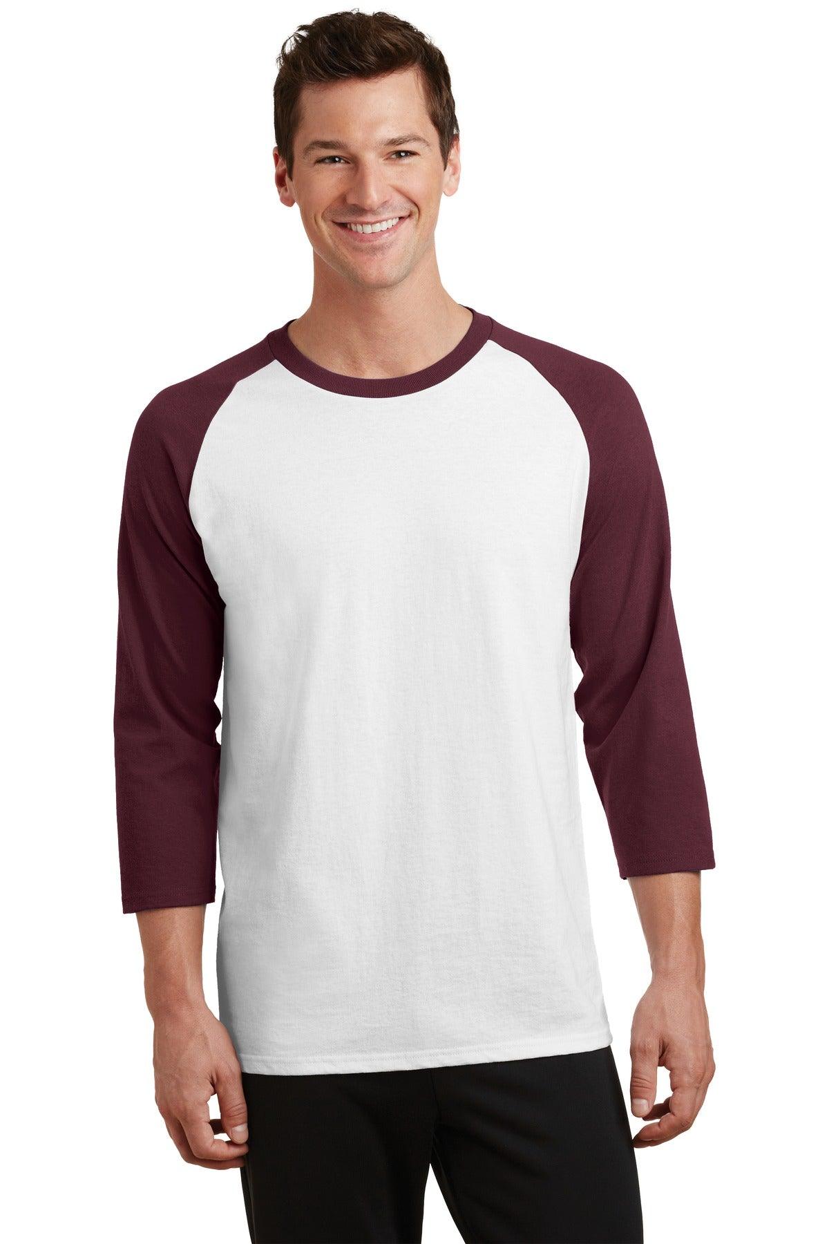 Port & Company Core Blend 3/4-Sleeve Raglan Tee. PC55RS - Dresses Max