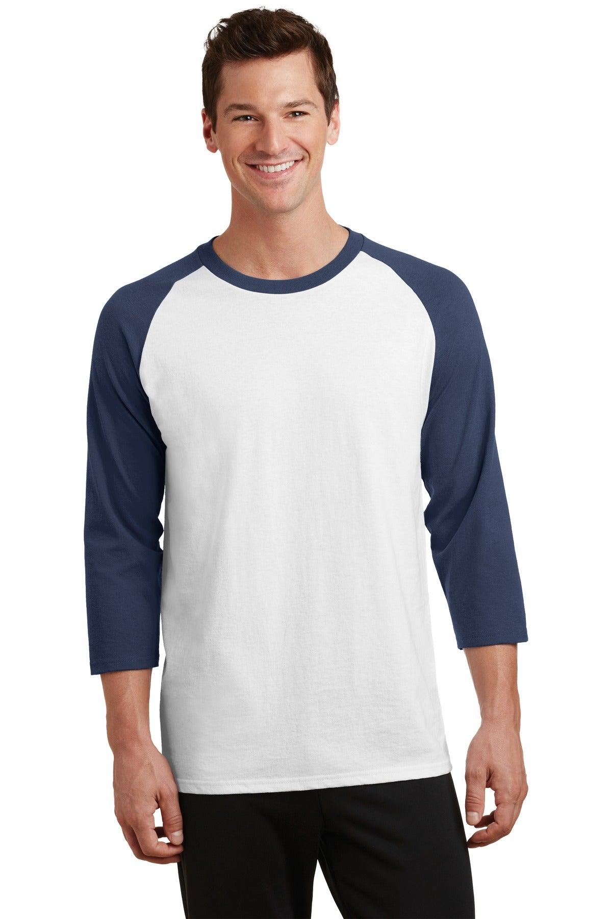 Port & Company Core Blend 3/4-Sleeve Raglan Tee. PC55RS - Dresses Max