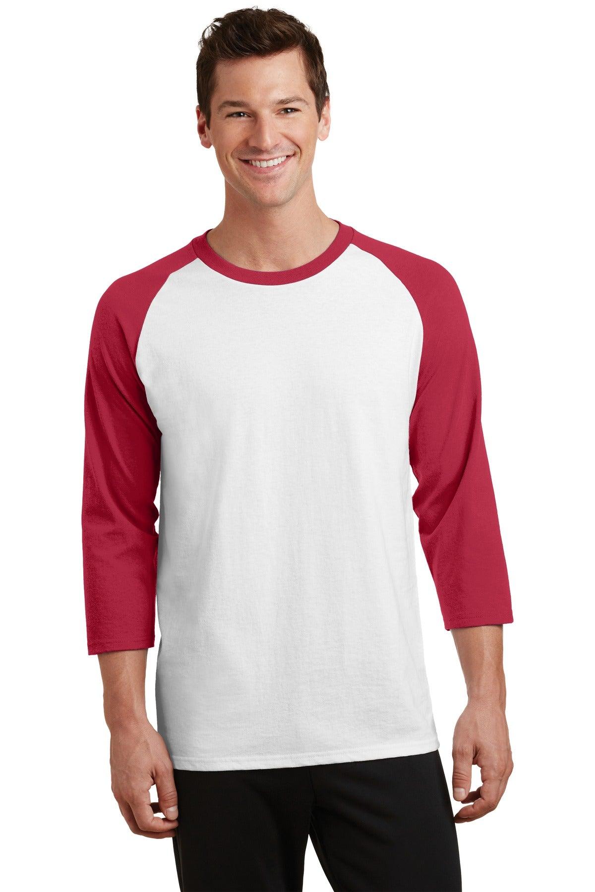 Port & Company Core Blend 3/4-Sleeve Raglan Tee. PC55RS - Dresses Max