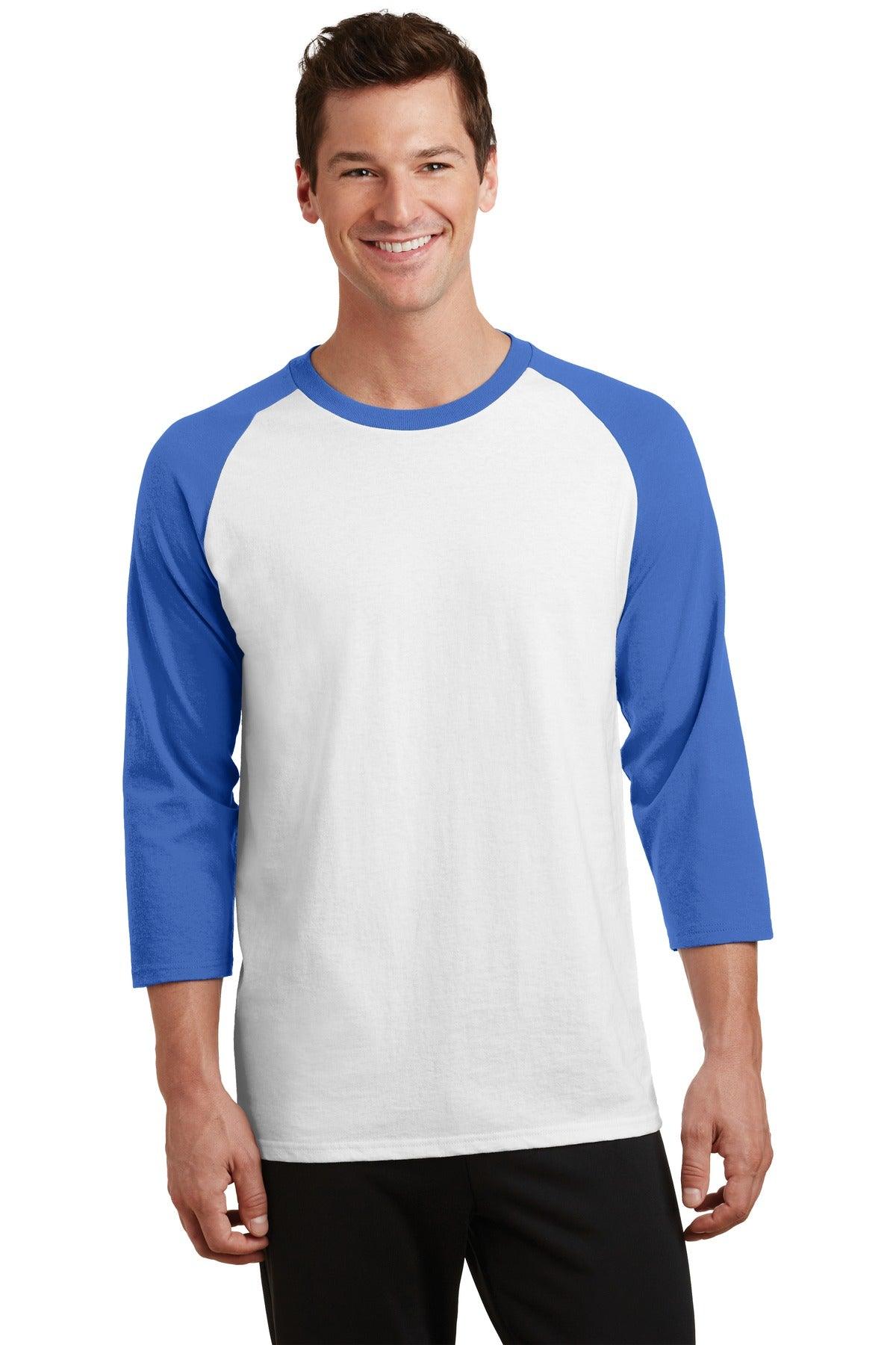 Port & Company Core Blend 3/4-Sleeve Raglan Tee. PC55RS - Dresses Max