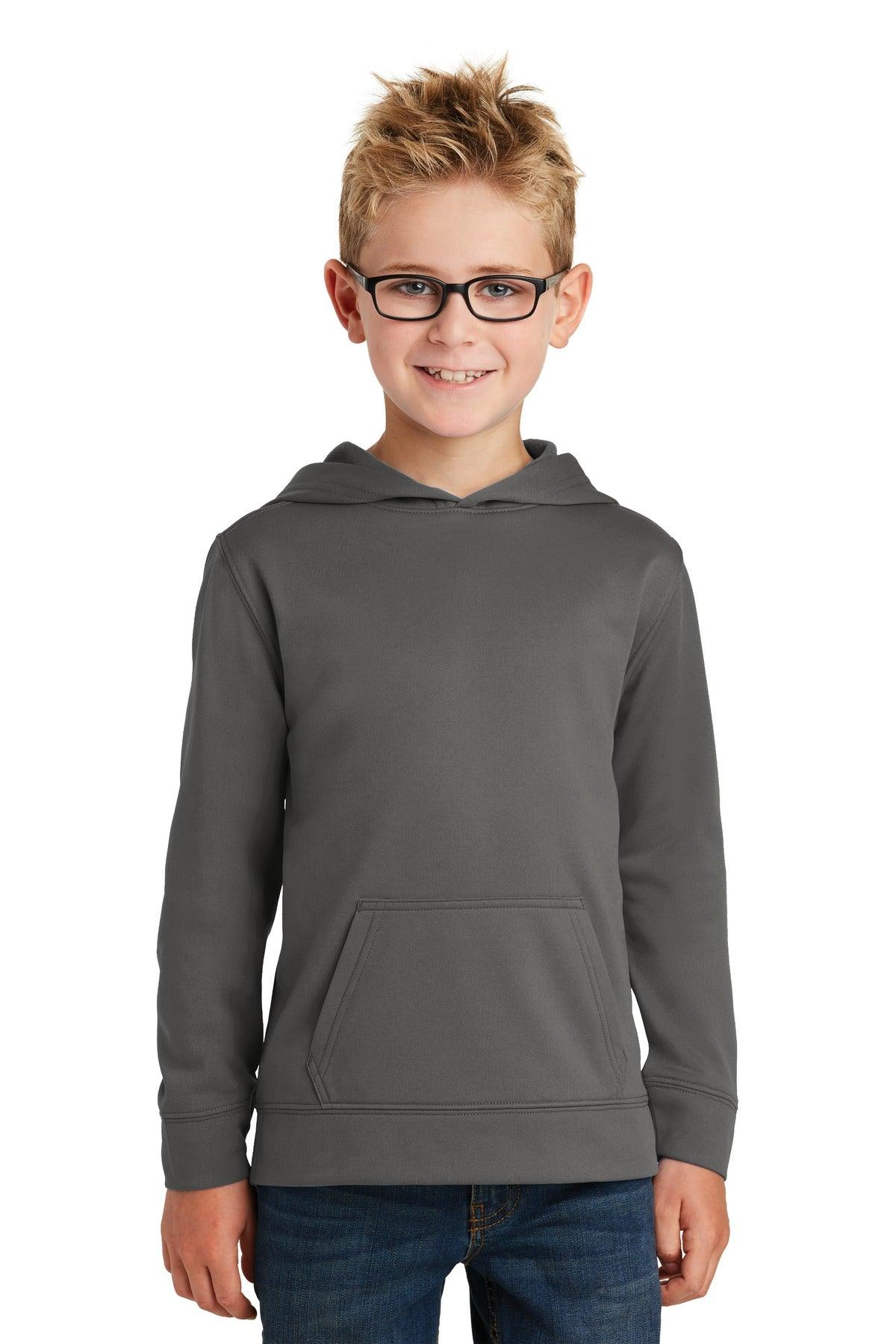 Port & Company Youth Performance Fleece Pullover Hooded Sweatshirt. PC590YH - Dresses Max