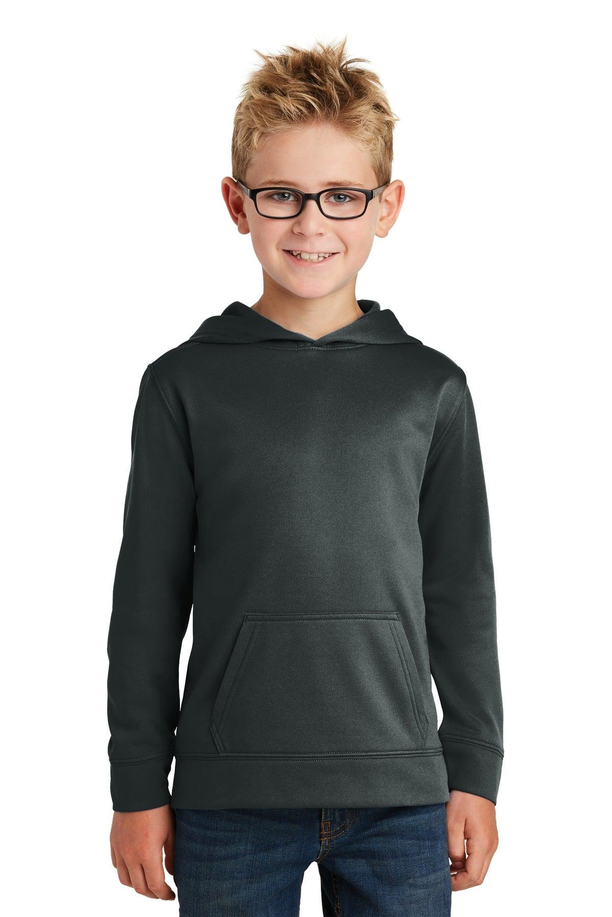 Port & Company Youth Performance Fleece Pullover Hooded Sweatshirt. PC590YH - Dresses Max