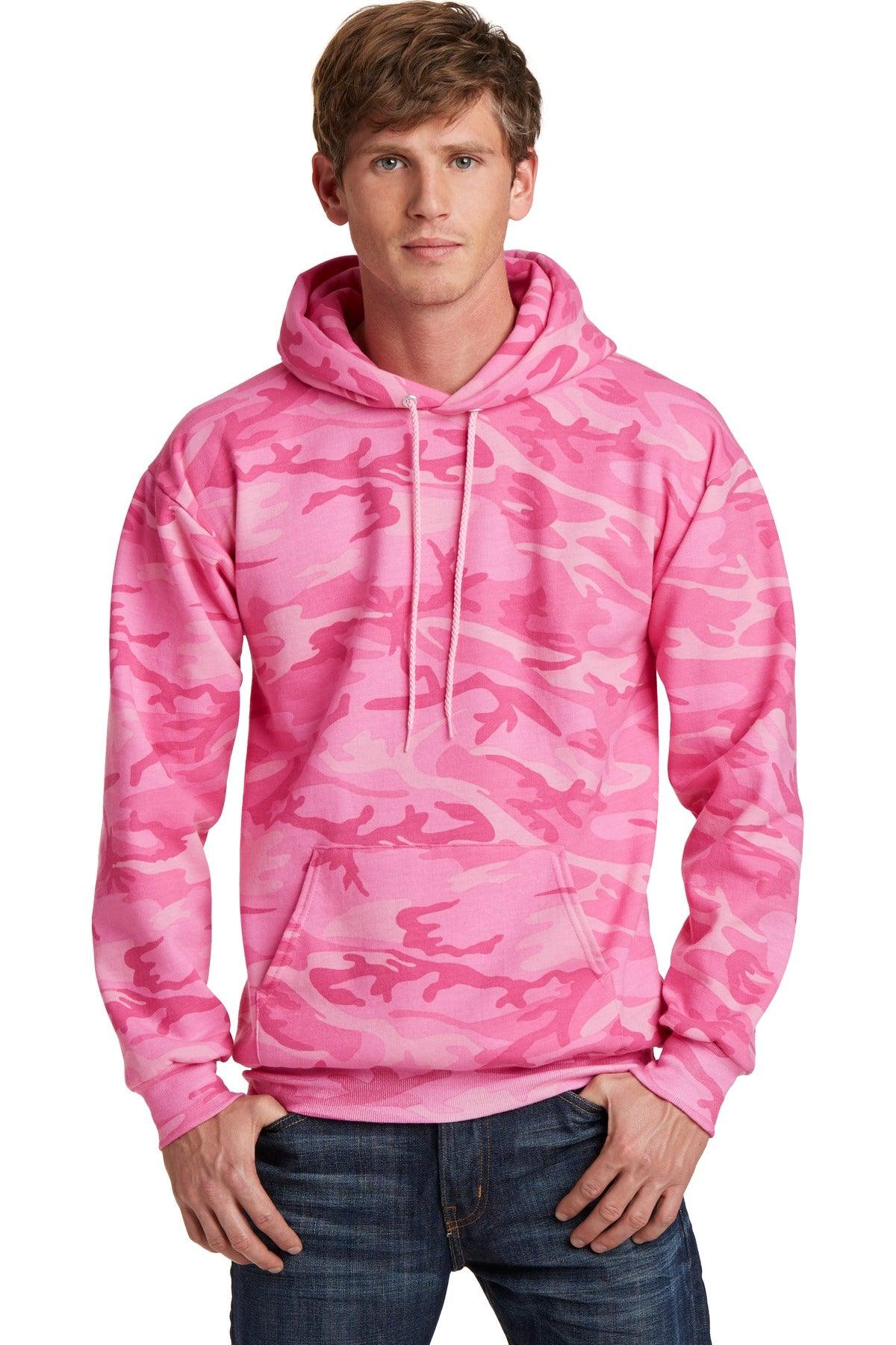 Port & Company Core Fleece Camo Pullover Hooded Sweatshirt. PC78HC - Dresses Max