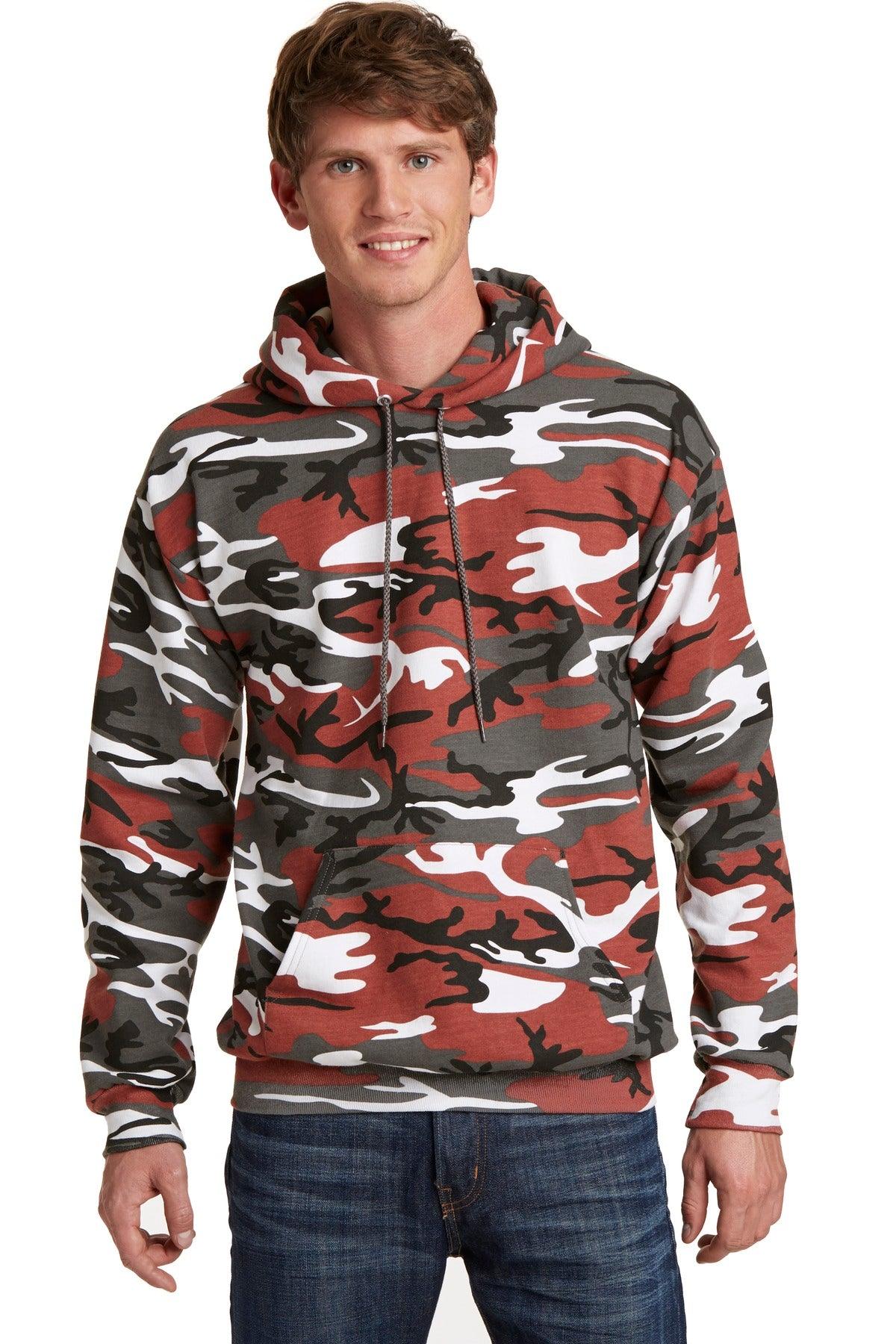 Port & Company Core Fleece Camo Pullover Hooded Sweatshirt. PC78HC - Dresses Max