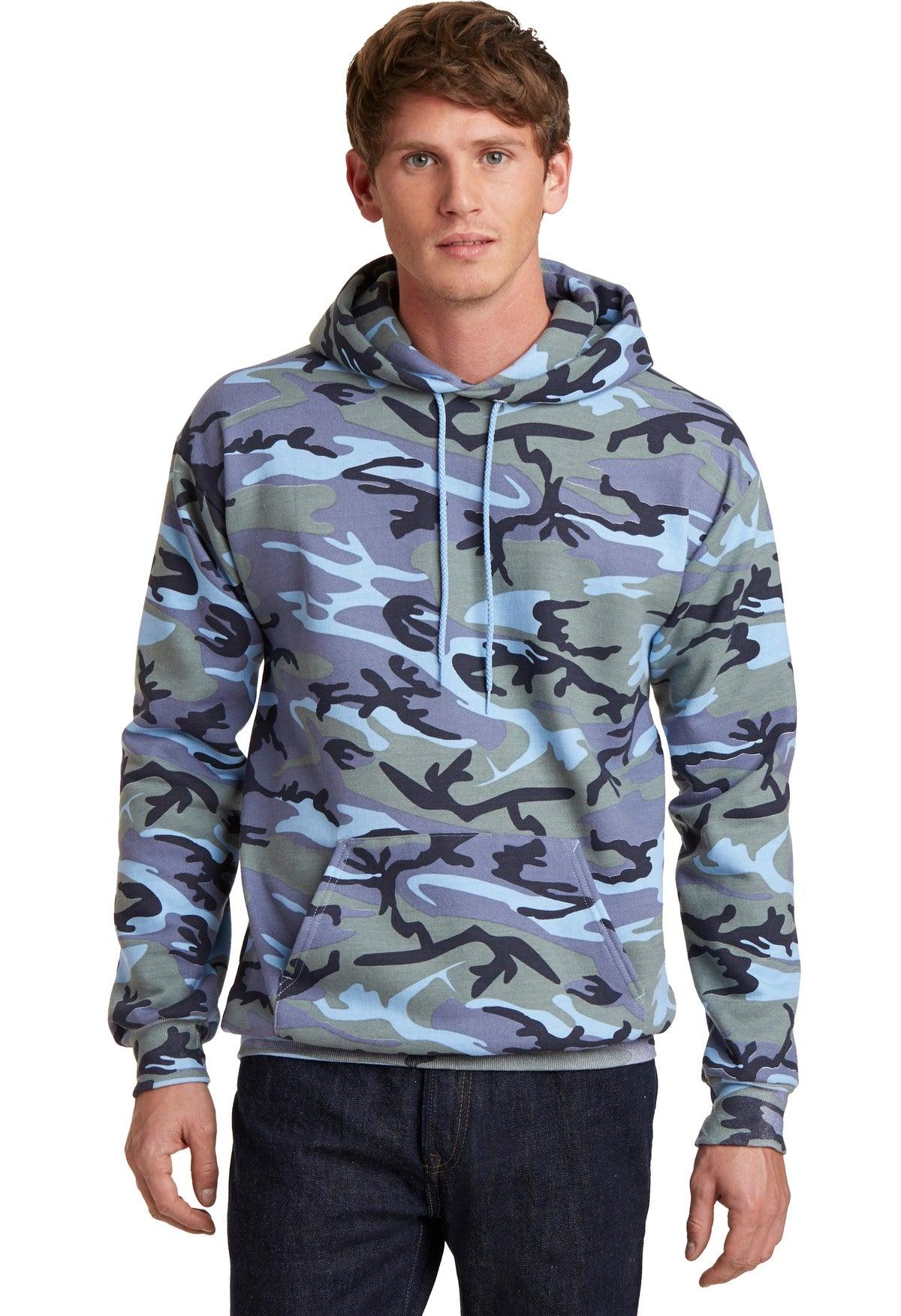 Port & Company Core Fleece Camo Pullover Hooded Sweatshirt. PC78HC - Dresses Max