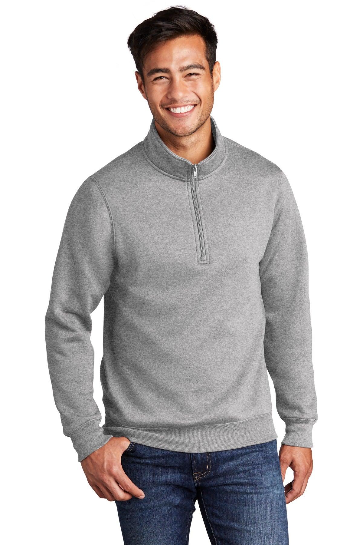 Port & Company Core Fleece 1/4-Zip Pullover Sweatshirt PC78Q - Dresses Max