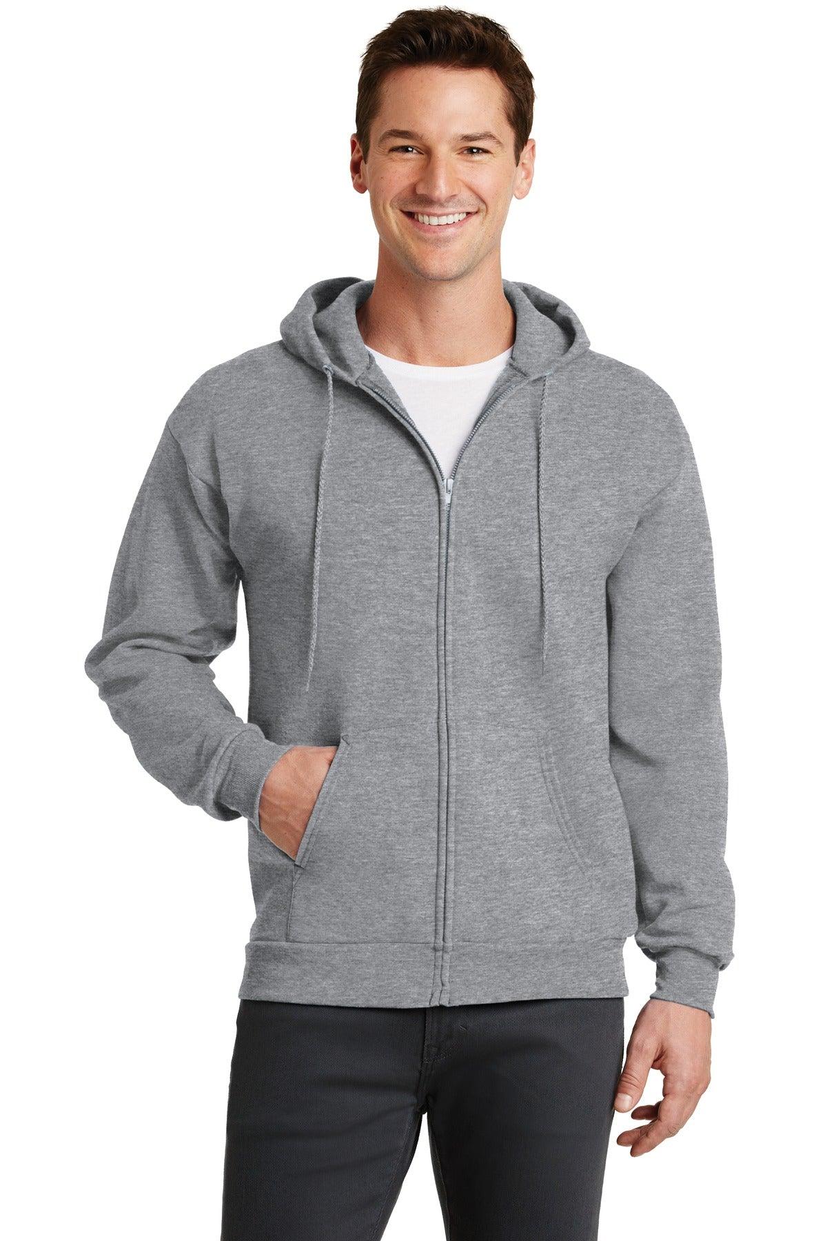 Port & Company - Core Fleece Full-Zip Hooded Sweatshirt. PC78ZH - Dresses Max