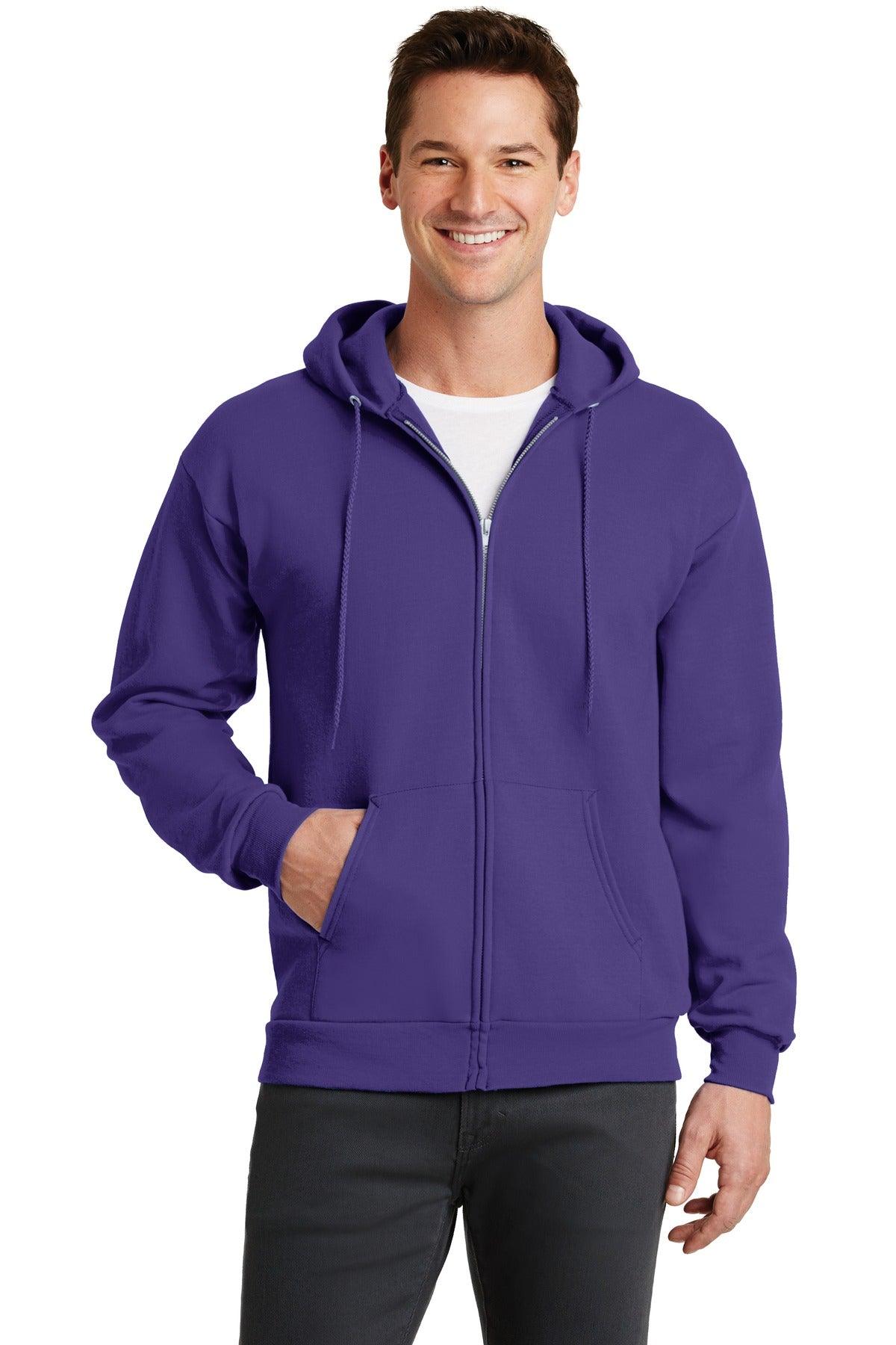 Port & Company - Core Fleece Full-Zip Hooded Sweatshirt. PC78ZH - Dresses Max