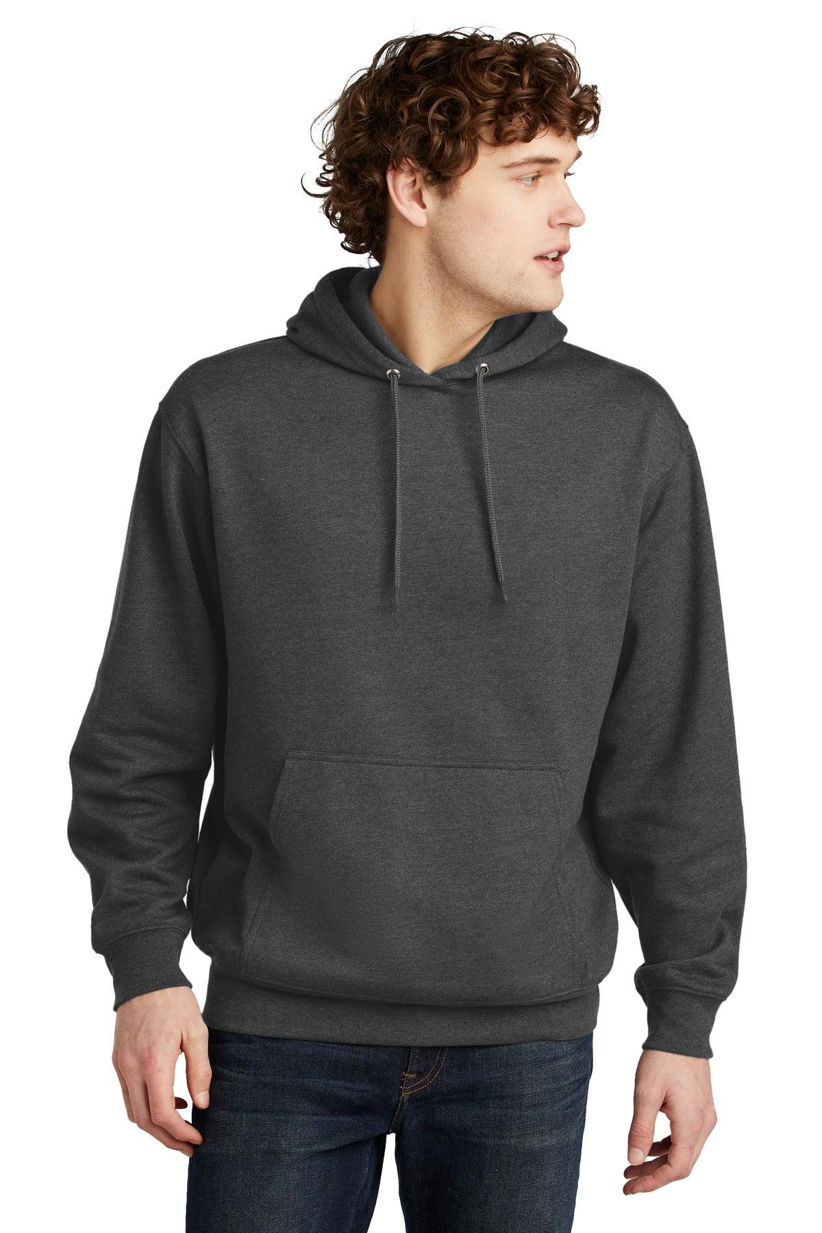 Port & Company Fleece Pullover Hooded Sweatshirt PC79H - Dresses Max