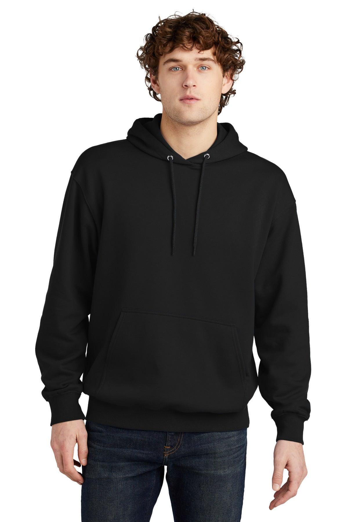 Port & Company Fleece Pullover Hooded Sweatshirt PC79H - Dresses Max