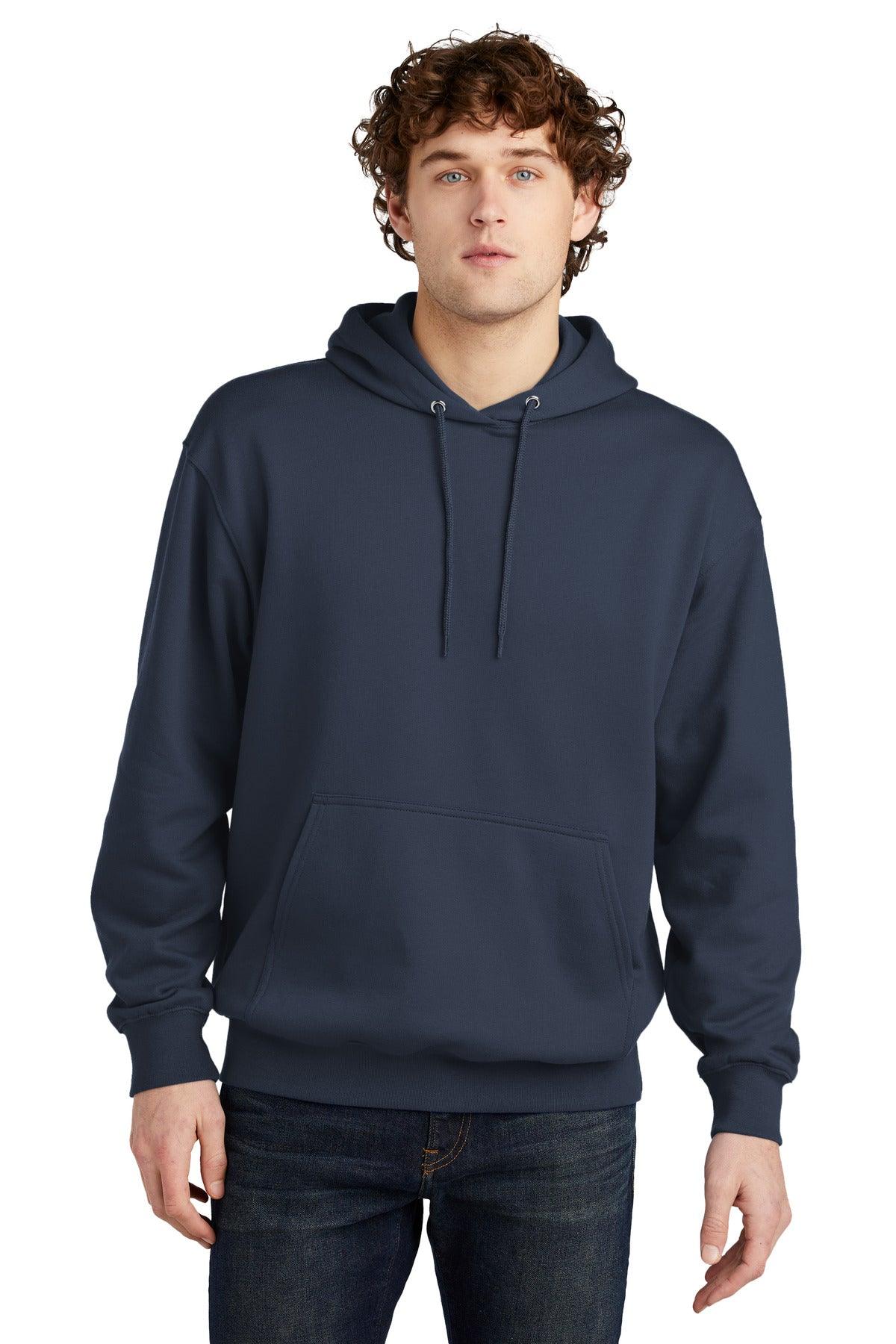 Port & Company Fleece Pullover Hooded Sweatshirt PC79H - Dresses Max
