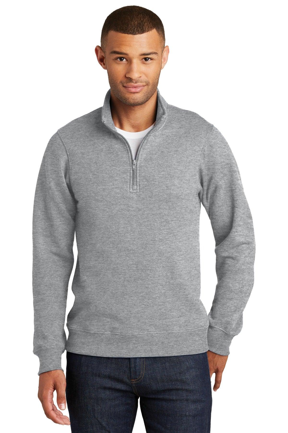 Port & Company® Fan Favorite Fleece 1/4-Zip Pullover Sweatshirt. PC850Q - Dresses Max