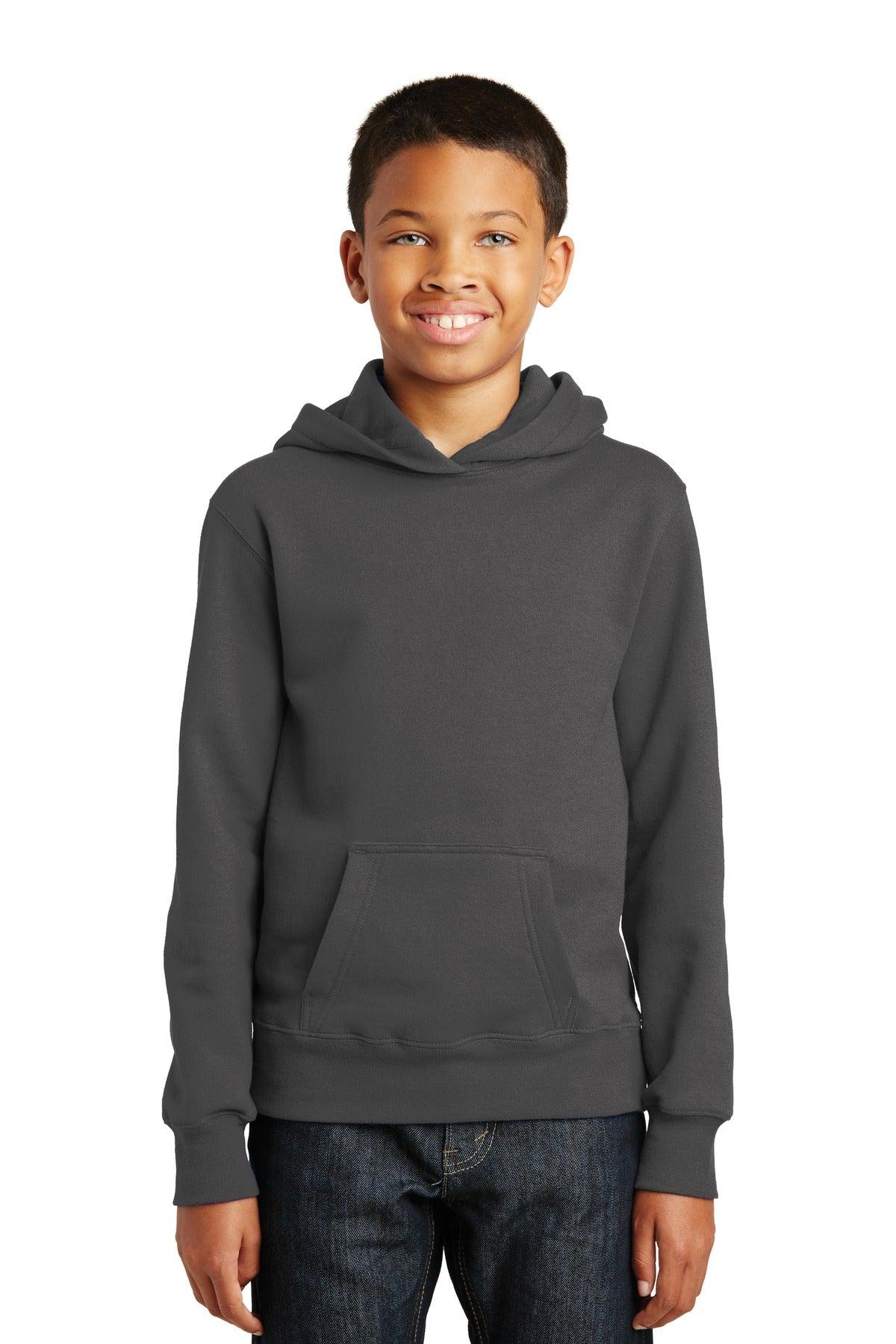 Port & Company Youth Fan Favorite Fleece Pullover Hooded Sweatshirt. PC850YH - Dresses Max