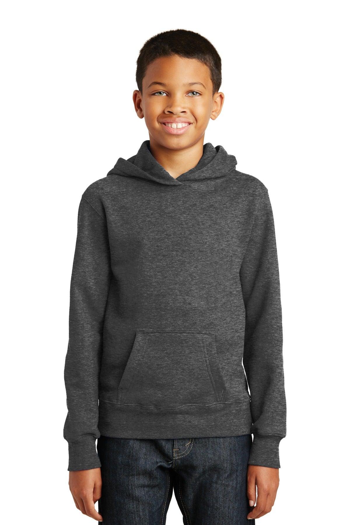 Port & Company Youth Fan Favorite Fleece Pullover Hooded Sweatshirt. PC850YH - Dresses Max