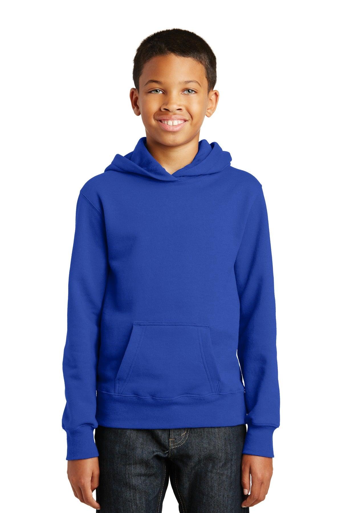 Port & Company Youth Fan Favorite Fleece Pullover Hooded Sweatshirt. PC850YH - Dresses Max