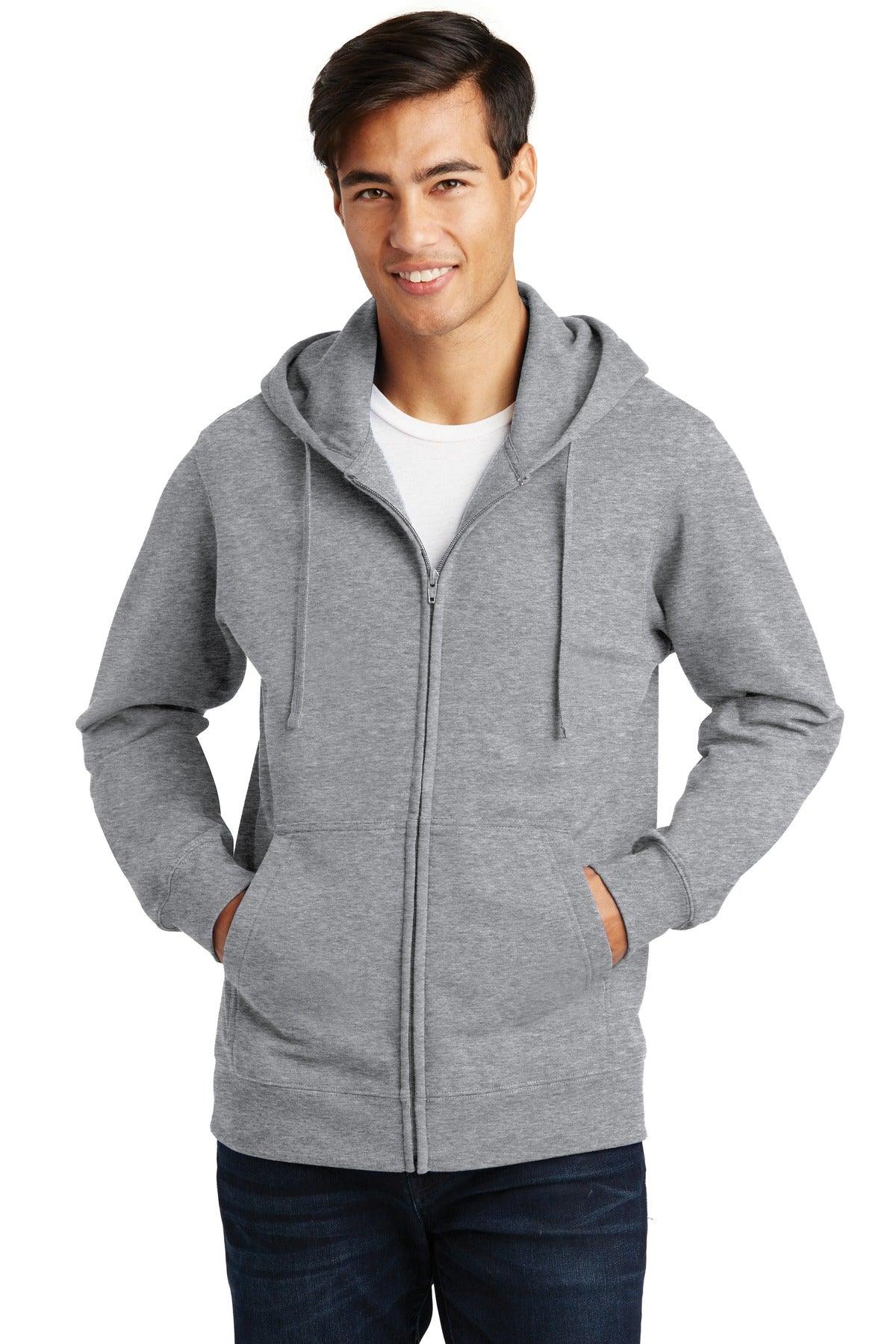 Port & Company Fan Favorite Fleece Full-Zip Hooded Sweatshirt. PC850ZH - Dresses Max
