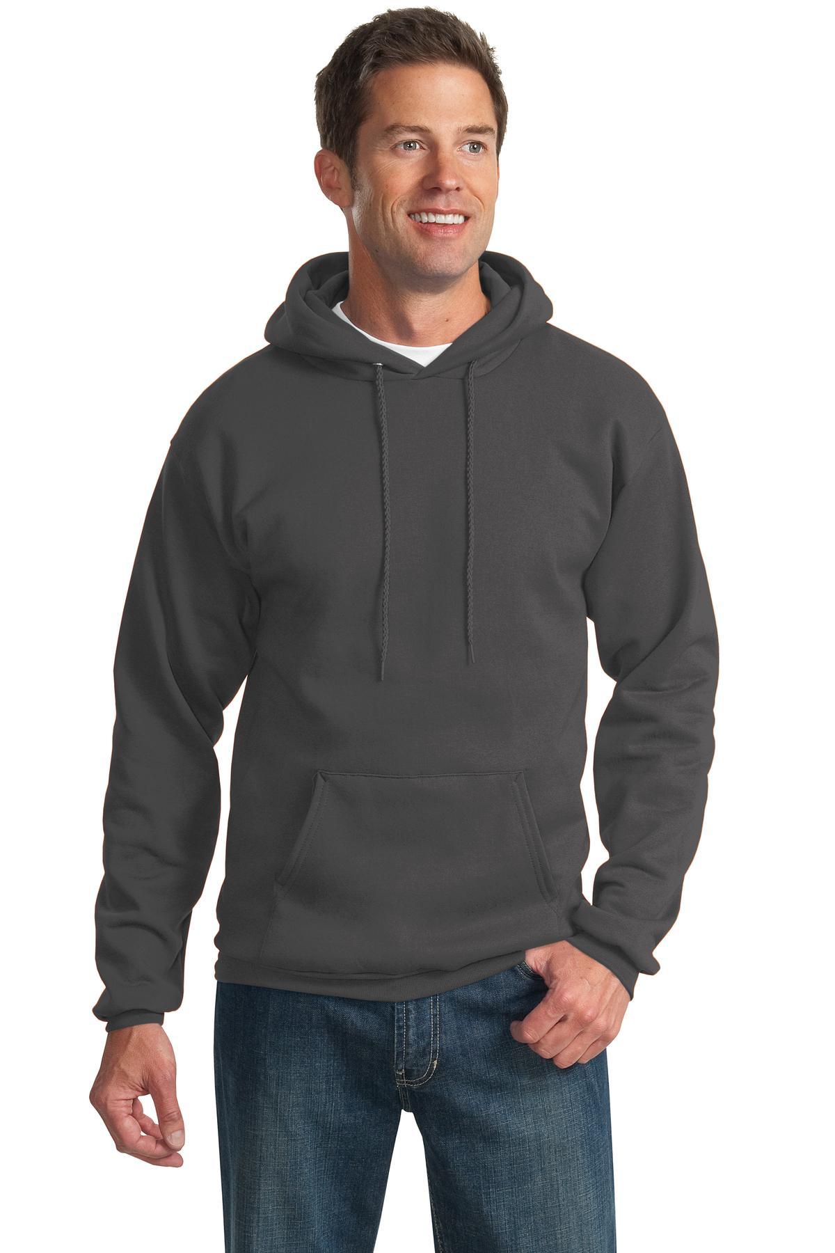 Port & Company Tall Essential Fleece Pullover Hooded Sweatshirt. PC90HT - Dresses Max