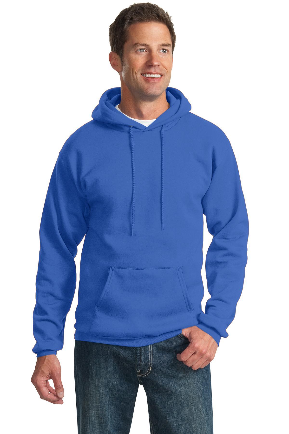 Port & Company Tall Essential Fleece Pullover Hooded Sweatshirt. PC90HT - Dresses Max