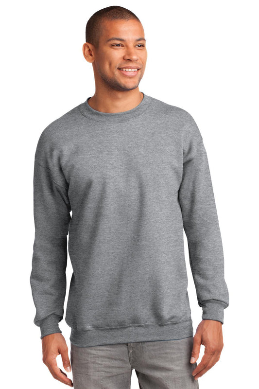 Port & Company Tall Essential Fleece Crewneck Sweatshirt. PC90T - Dresses Max