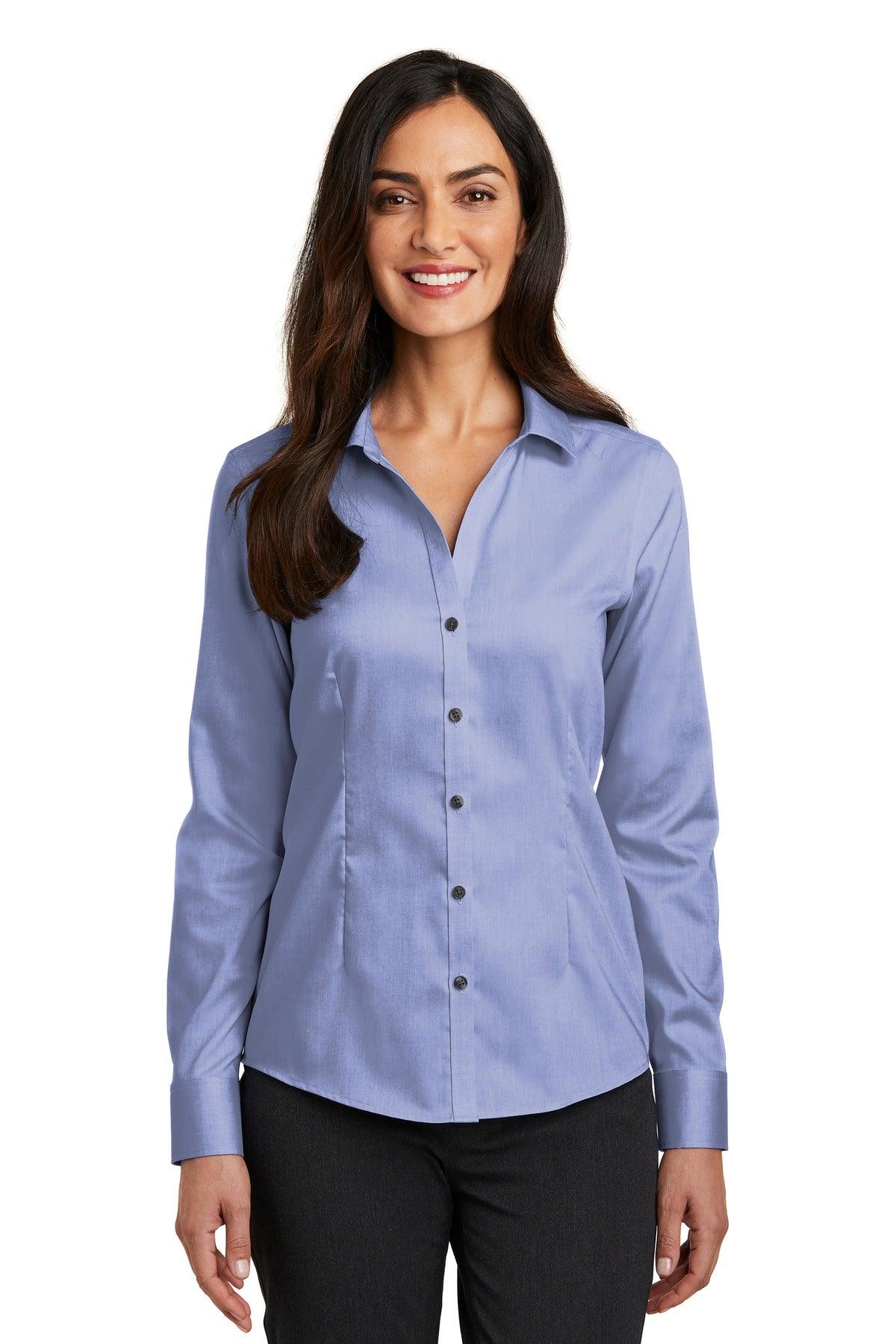 Red House Ladies Pinpoint Oxford Non-Iron Shirt. RH250 - Dresses Max