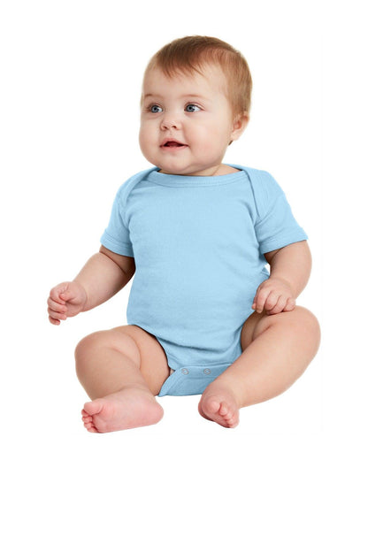 Rabbit Skins Infant Short Sleeve Baby Rib Bodysuit. RS4400 - Dresses Max