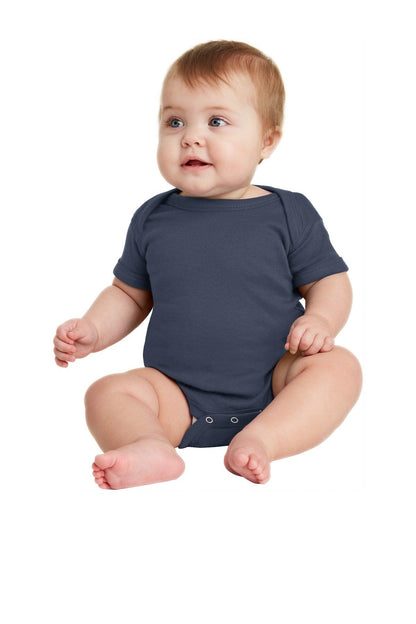 Rabbit Skins Infant Short Sleeve Baby Rib Bodysuit. RS4400 - Dresses Max