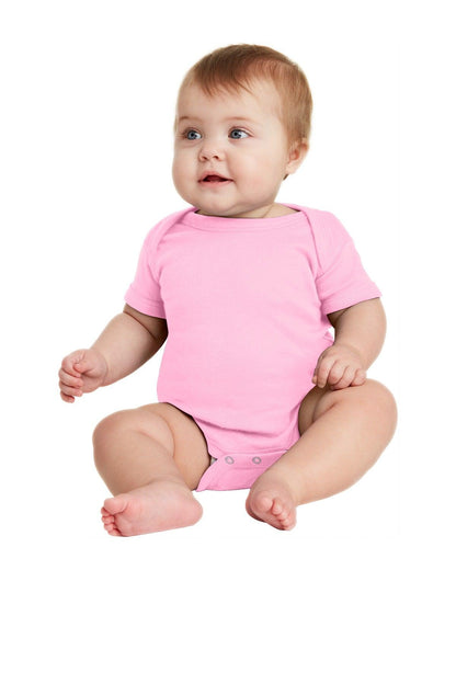 Rabbit Skins Infant Short Sleeve Baby Rib Bodysuit. RS4400 - Dresses Max