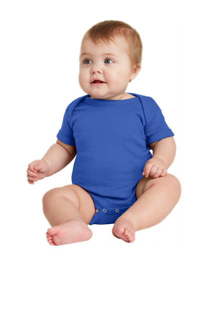 Rabbit Skins Infant Short Sleeve Baby Rib Bodysuit. RS4400 - Dresses Max