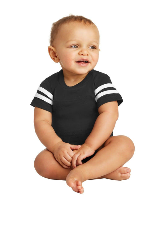 Rabbit Skins Infant Football Fine Jersey Bodysuit. RS4437 - Dresses Max