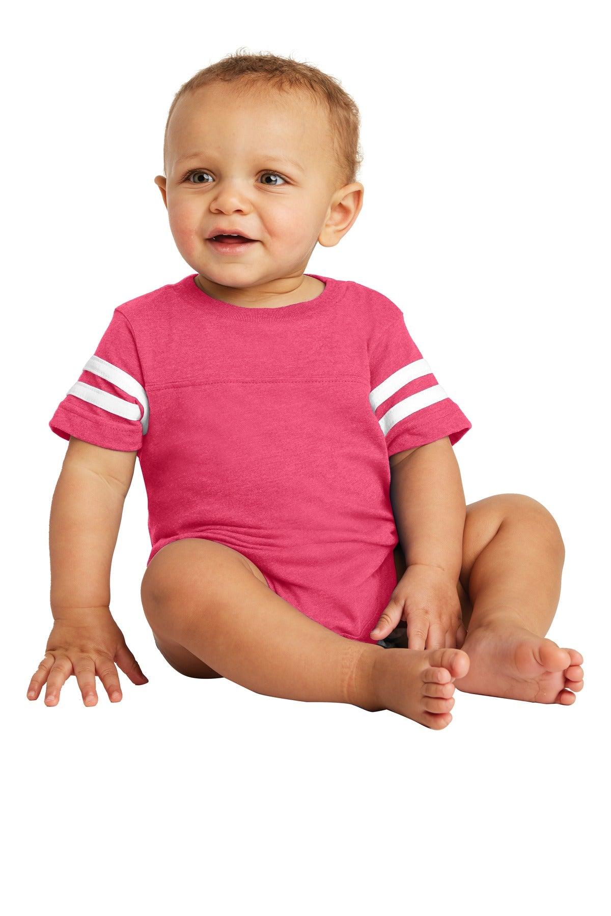 Rabbit Skins Infant Football Fine Jersey Bodysuit. RS4437 - Dresses Max