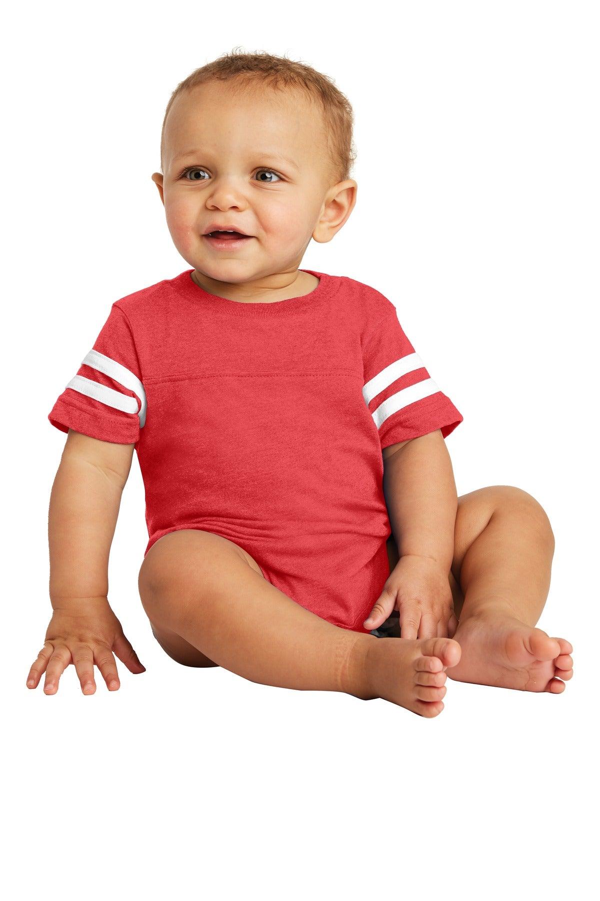 Rabbit Skins Infant Football Fine Jersey Bodysuit. RS4437 - Dresses Max