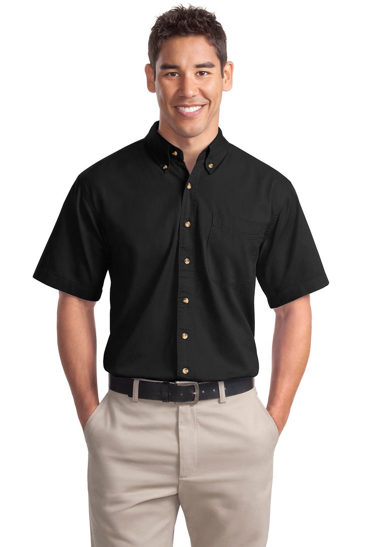 Port Authority Short Sleeve Twill Shirt. S500T - Dresses Max